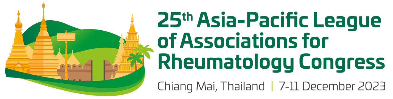 APLAR 2023 - 25th Asia-Pacific League of Associations for Rheumatology Congress Chiang Mai, Thailand 8-12 December 2023